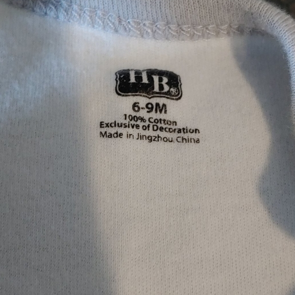 Set of 2 Hudson Baby car bodysuits 6-9 months - Picture 3 of 6